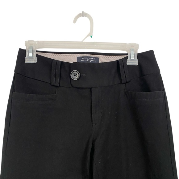 Banana republic stretch, martin fit, trouser size 4 black color - Picture 3 of 4